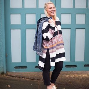 Free People Eloise Floral Rugby Tunic